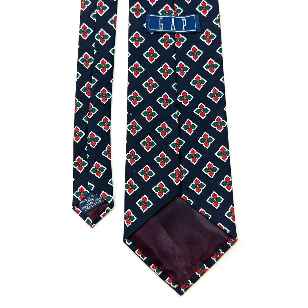 Vintage Gap Floral Cotton Tie